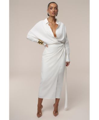 Women's Skyline Wrap Midi Dress