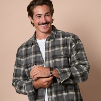 Mens Black Leather Anchor Wrap Bracelet with Adjustable Fit