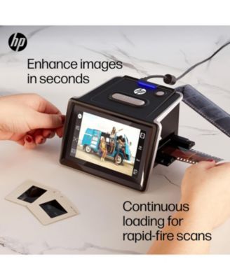 FilmScan Film & Slide Scanner with 5" Touch Screen, Film Scanner Convert Negatives to Digital 22MP JPEG