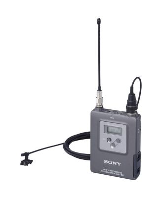 ECM-88B Electret Condenser Lavalier Microphone and DC-78 Power Supply, 20 Hz to 20 kHz Frequency Response