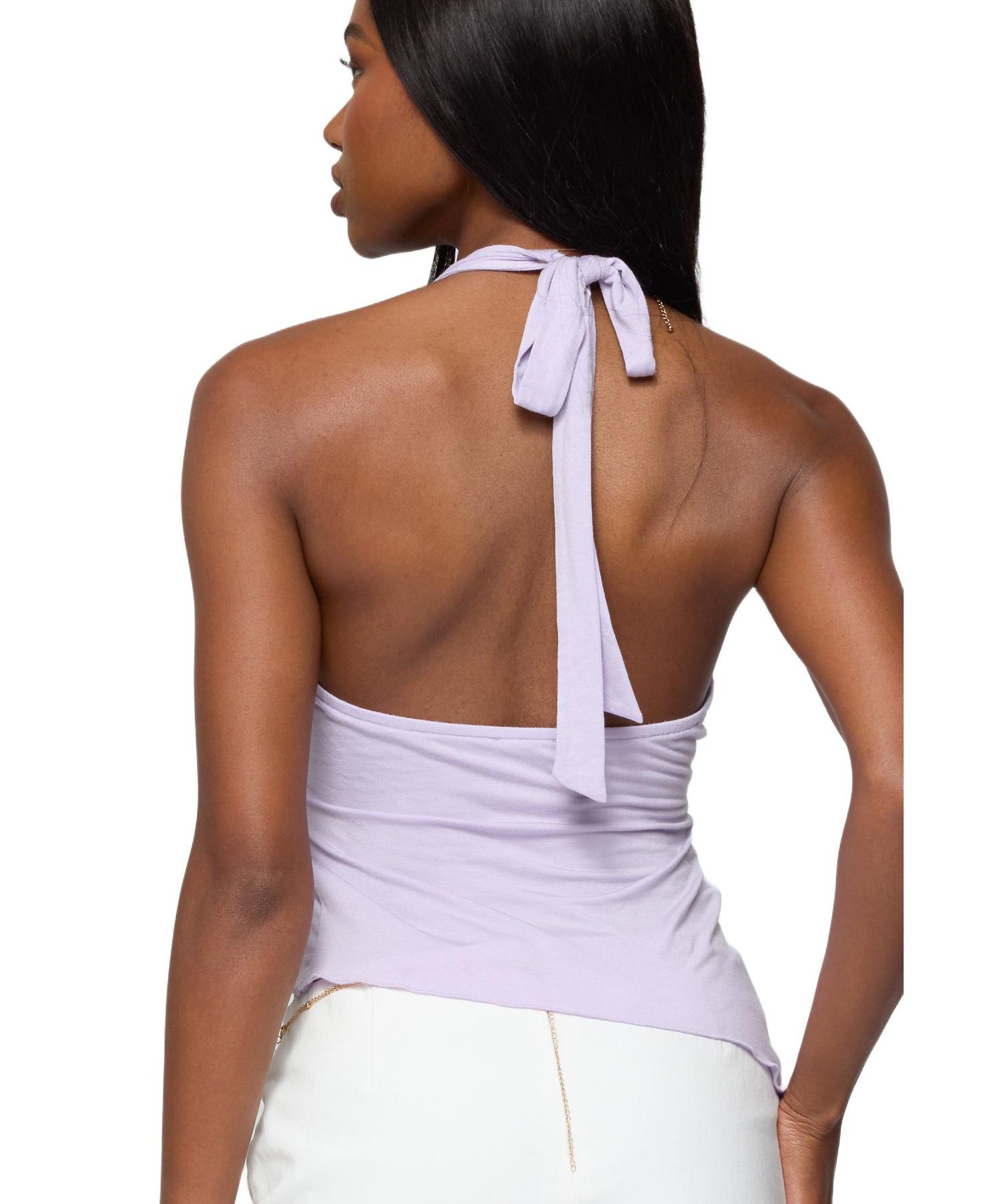 Womens Arian Starfish Asymmetric Halter Top