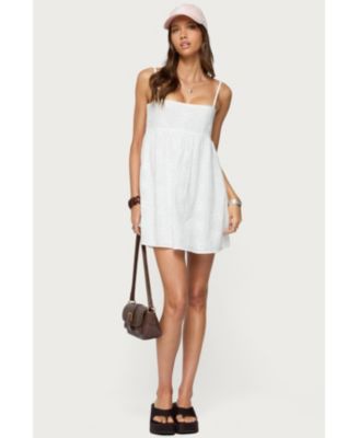 Women's Winifred Eyelet Babydoll Mini Dress