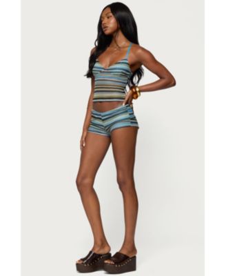 Womens Zigzag Stripe Tank Top