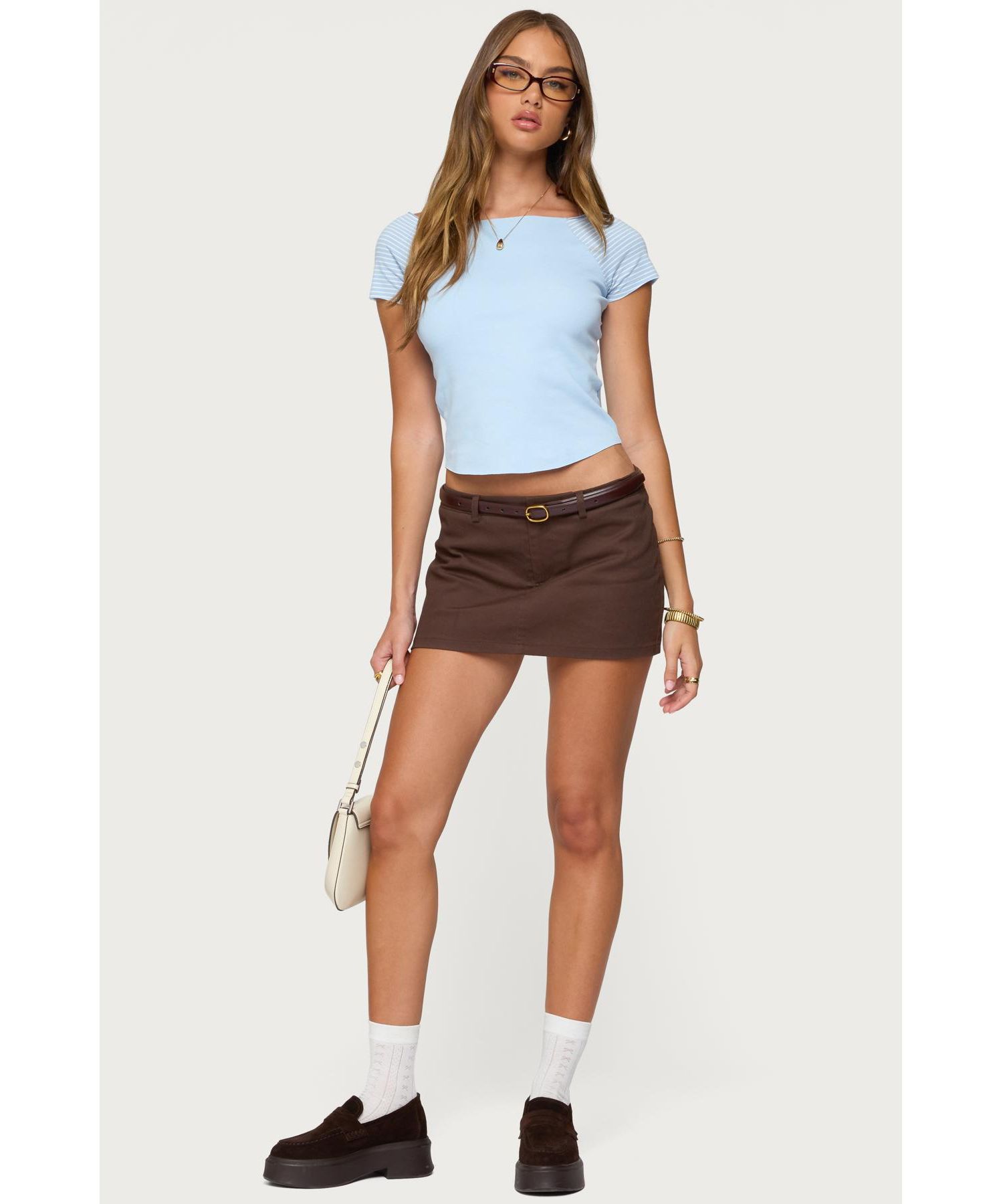Women's Marina Raglan Stripey T Shirt