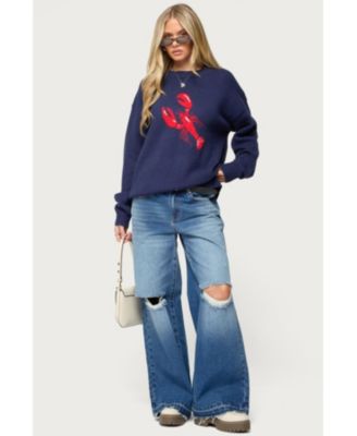 Women's Don'T Be Shellfish Knit Sweater