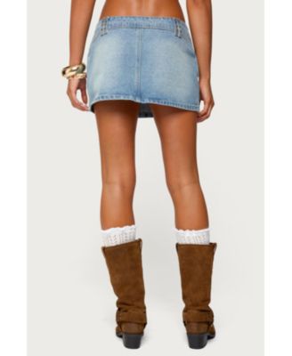 Women's Tory Western Denim Mini Skirt