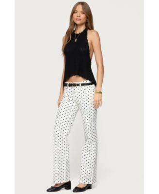Women's Romily Polka Dot Low Rise Jeans