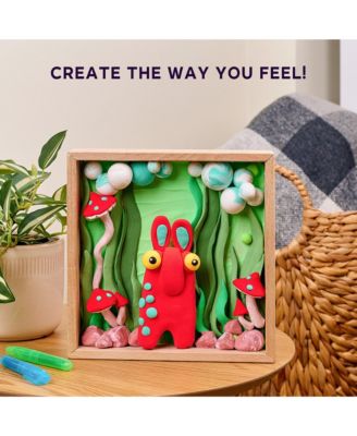 OKTO Air-Dry Clay Little Worlds – Mommy Troll — Foam (8.3 x 8.3 in)