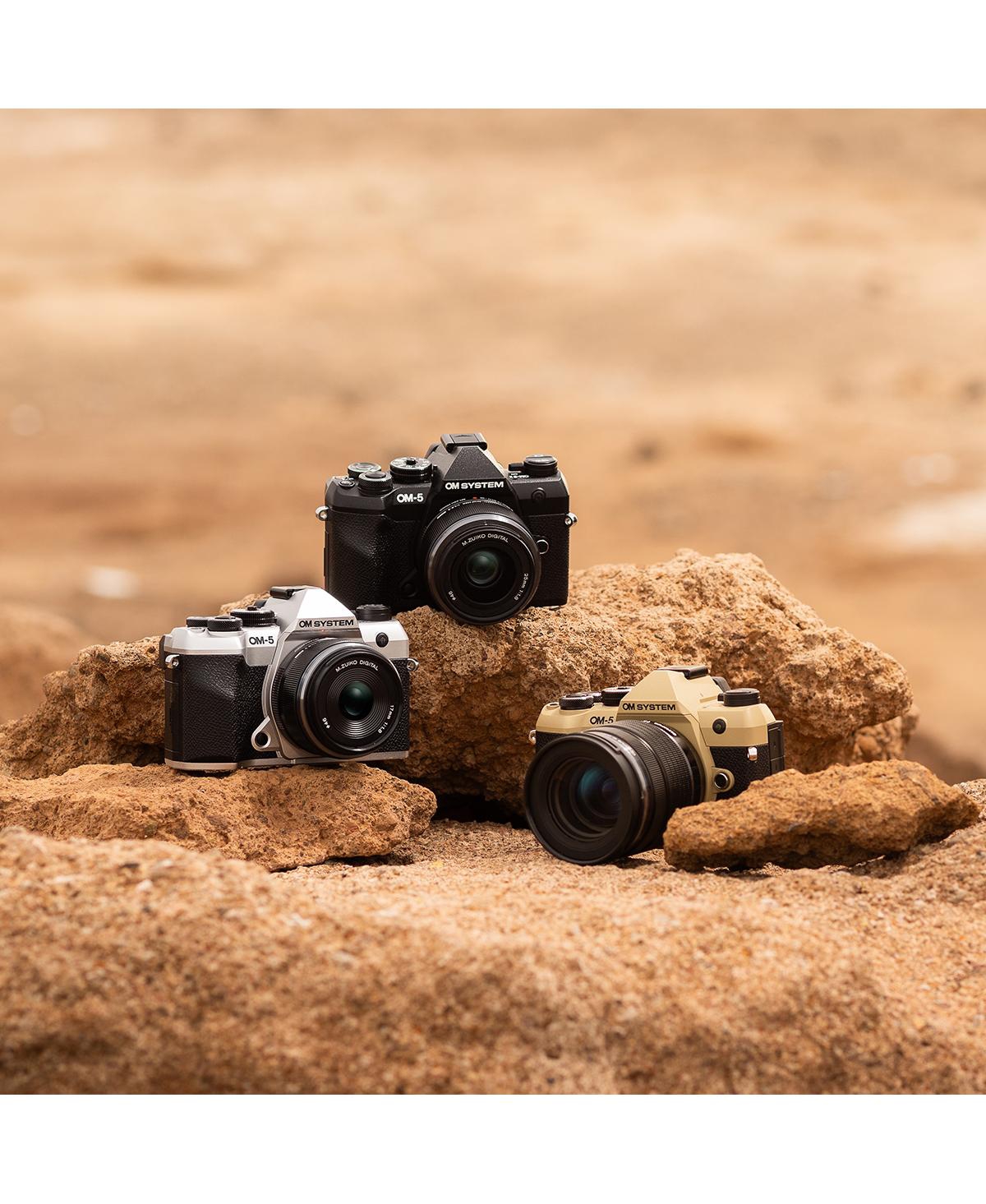 Om System Om-5 Mark Ii Mirrorless Camera, Black with M.Zuiko Digital Ed 14-150mm f/4-5.6 Ii Lens