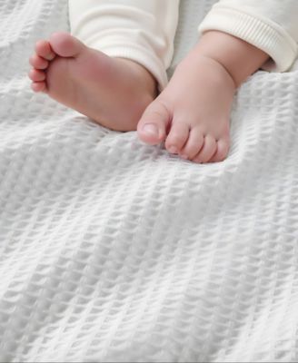 Waffle Weave Cotton Blanket, Full/Queen