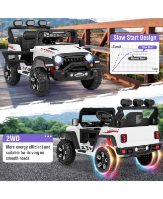 12V Kids Ride On Truck with 212V Motors Spring Suspension & Remote Control