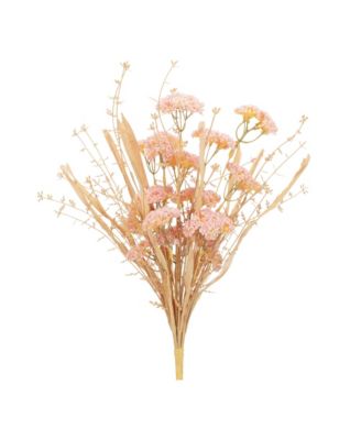 Faux Flower Bush Set – Colorful Plastic Floral Arrangements for Vases, Centerpieces, or Outdoor Use