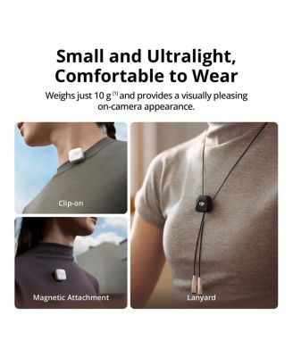 Mic Mini 2.4GHz 2-Person Clip-On Digital Wireless Microphone System with Charging Case