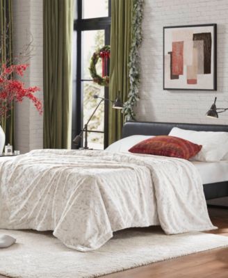 Zuri Faux Fur Blanket, Twin