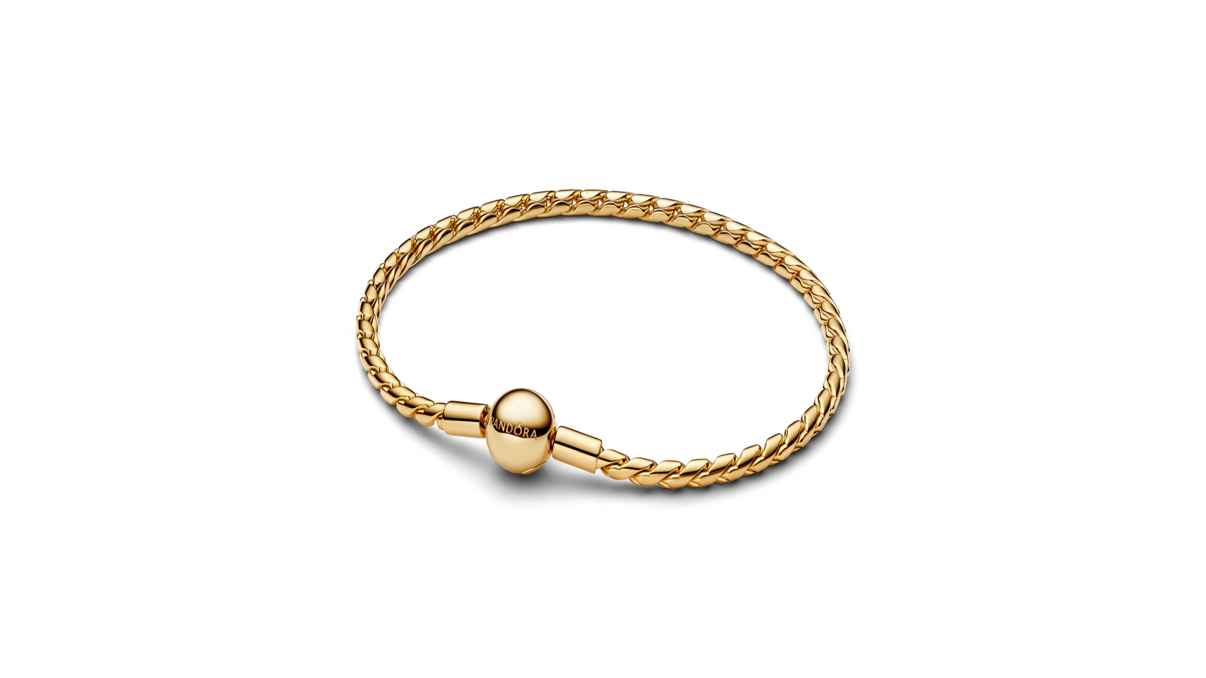 Pandora Round Clasp Wing Chain Bracelet