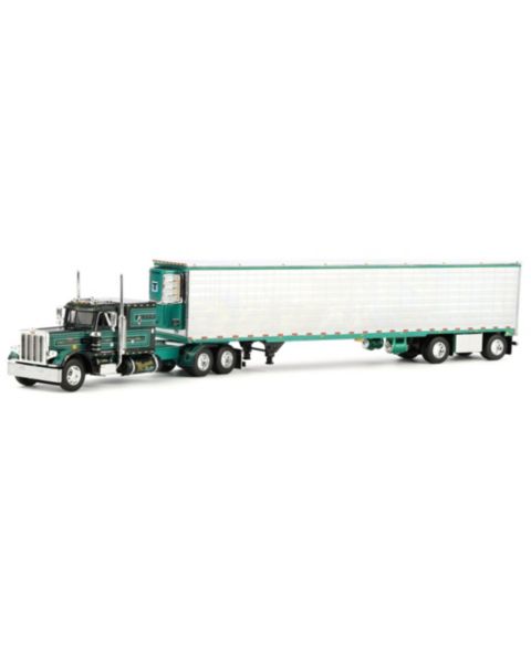 Детская игрушка First Gear 1/64 Scale Big Rigs II Peterbilt 359 Reefer Trailer Collectible Toy Truck, Hardwick Motor Freight