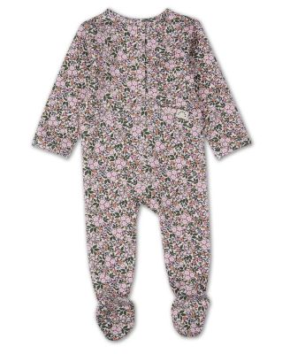 Baby and Toddler Girls "Kaleidoscope Bouquet" Cotton Rich Footie