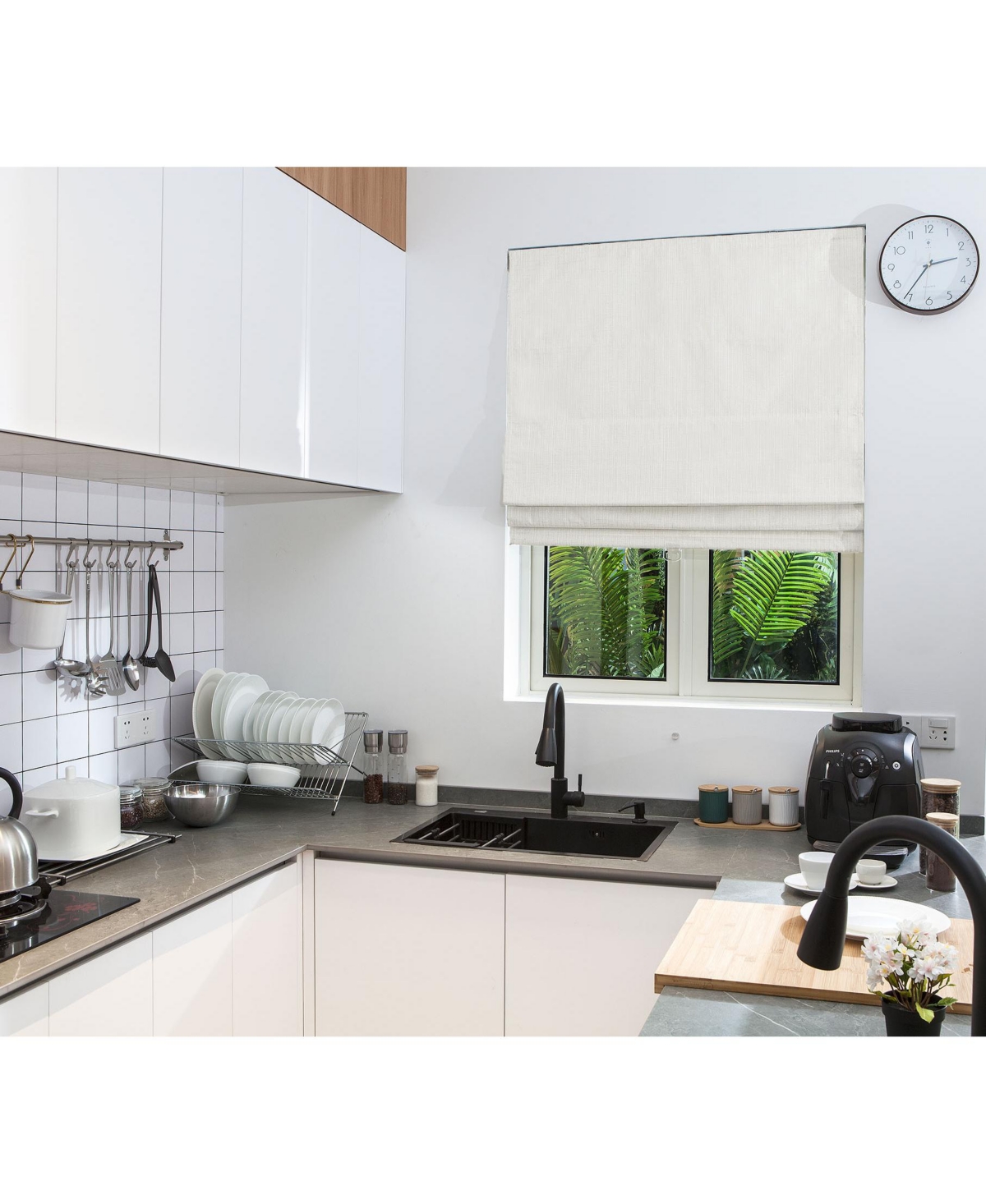 Shadisfy Polyester Pueblo Roman Blind 36x64"