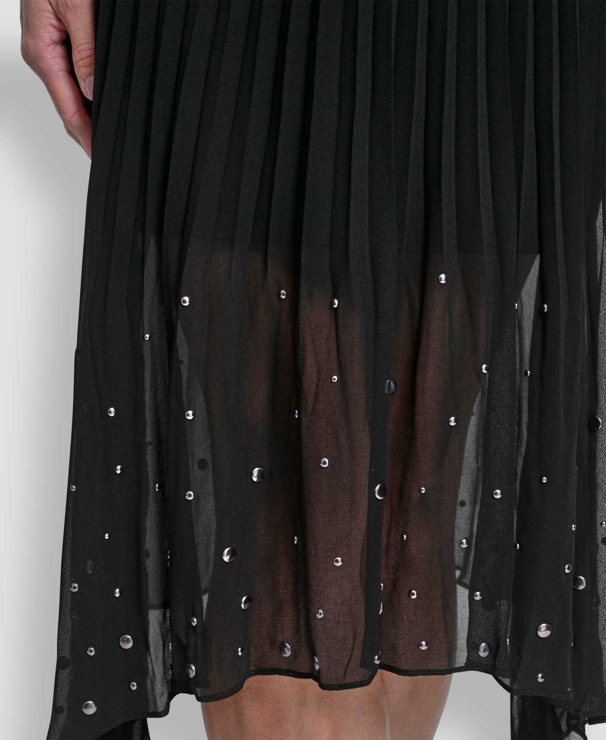 Dkny Women's Pleat Detail Pull On Midi Skirt
