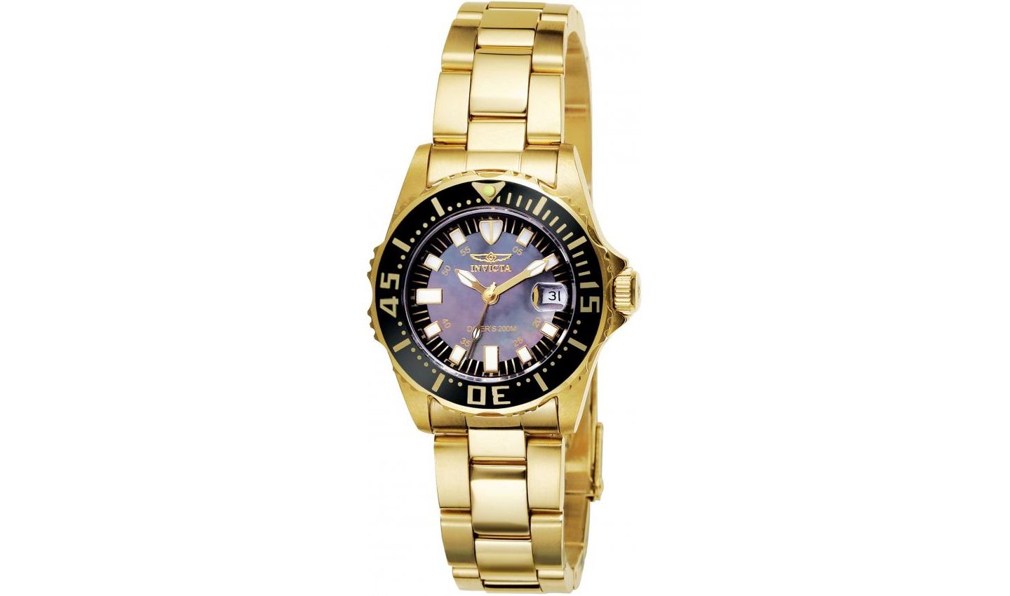 Женские часы Invicta 2962 Pro Diver Quartz 3 Hand Black Dial — фото 3
