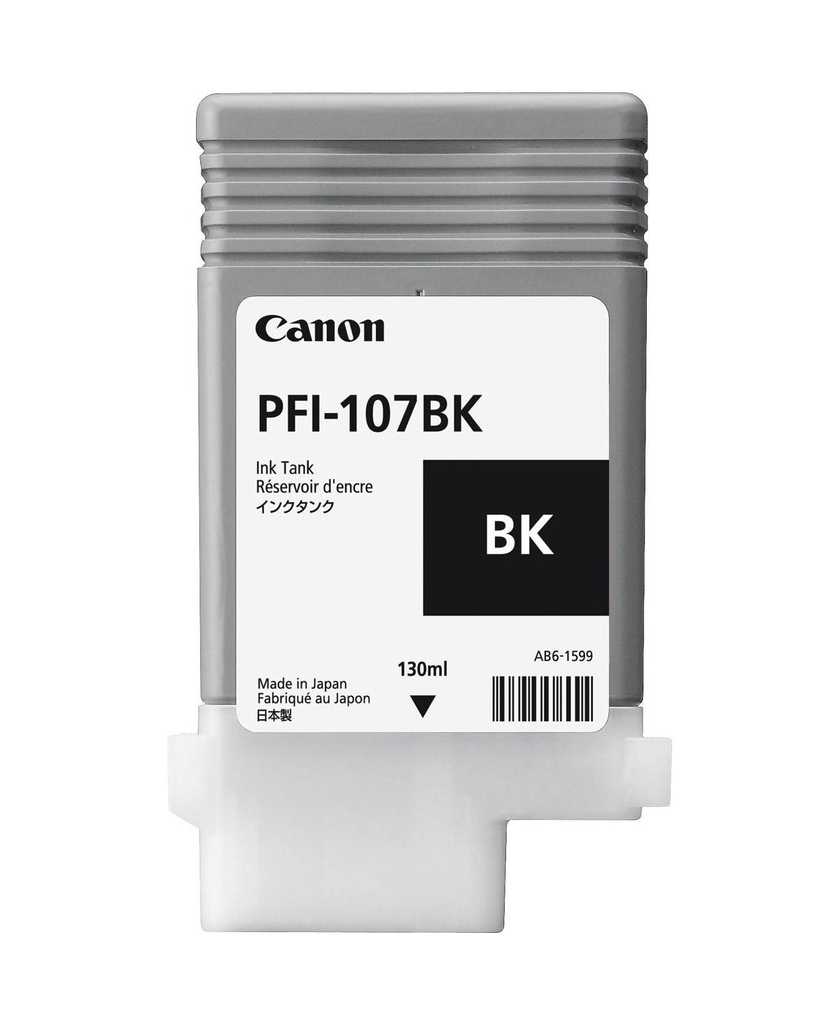 Canon 2X Pfi-107 130ml Ink Tank for Canon iPF680/685/780/785, Black