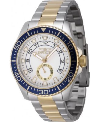 Men's 47127 Pro Diver Quartz Multifunction White Dial Watch