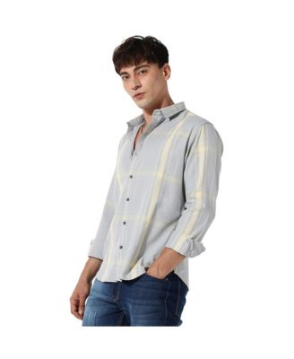 Men's Plaid Button Up Shirt