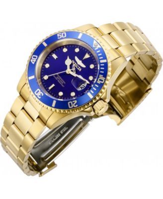 Men's 26974 Pro Diver Quartz 3 Hand Blue Dial Watch