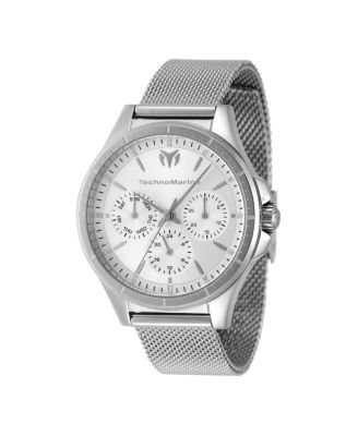 Women's TM-822047 MoonSun Quartz Chronograph Silver
