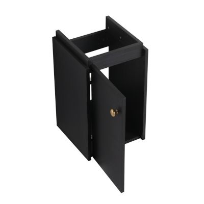 Compact Wall Mount Small Bathroom Vanity with Ceramic Sink