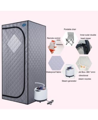 Streamdale Personal Steam Sauna Tent with Timer and FCC Certification