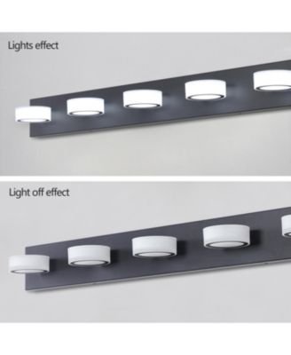 LED Vanity Lights Fixtures Over Mirror Bath Wall Lighting 5-Light