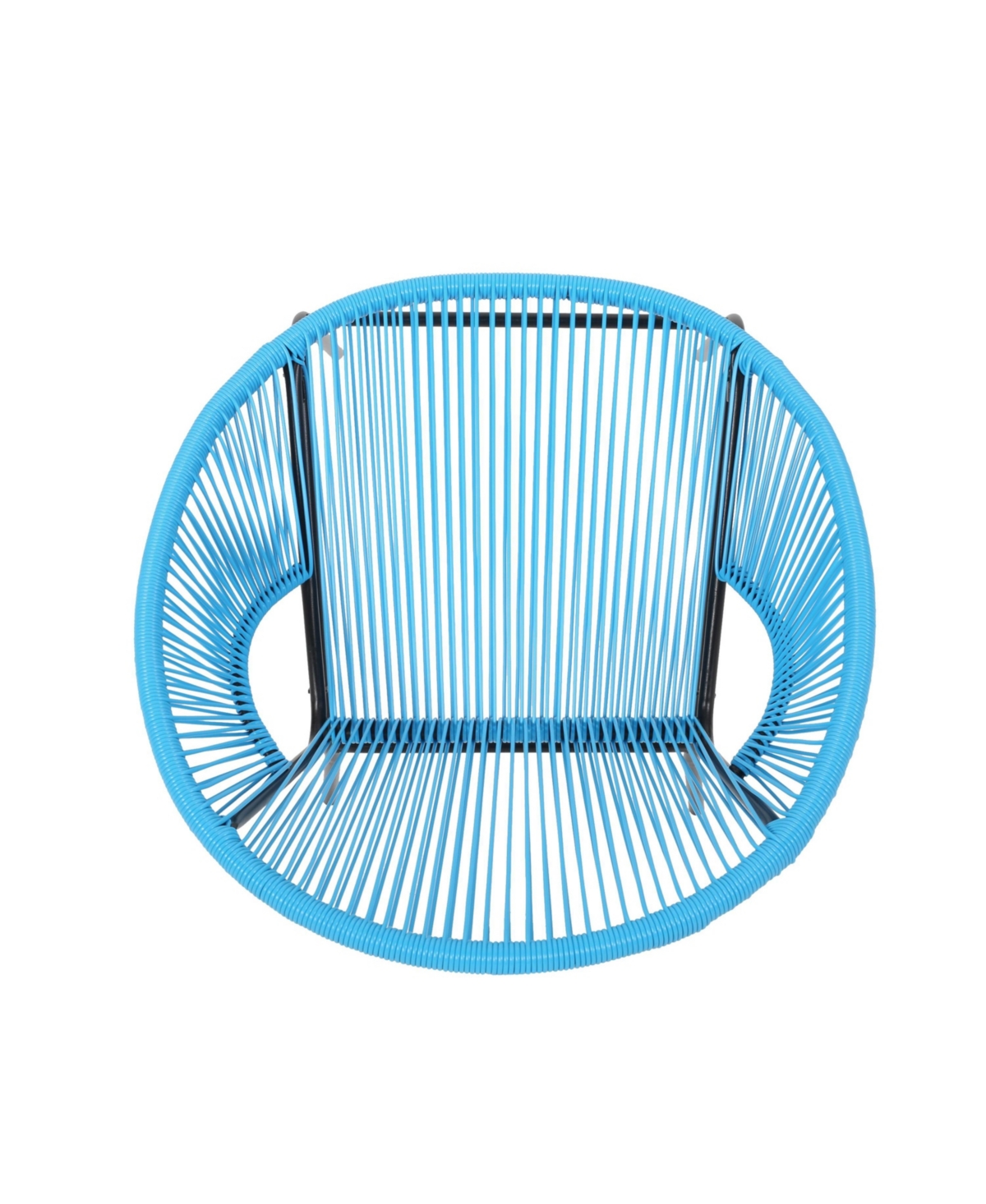 Streamdale Furniture Modern Black Basket Chairs Durable & Stylish for Outdoor Comfort