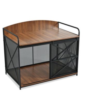 Dog Crate Furniture - Farmhouse End Table