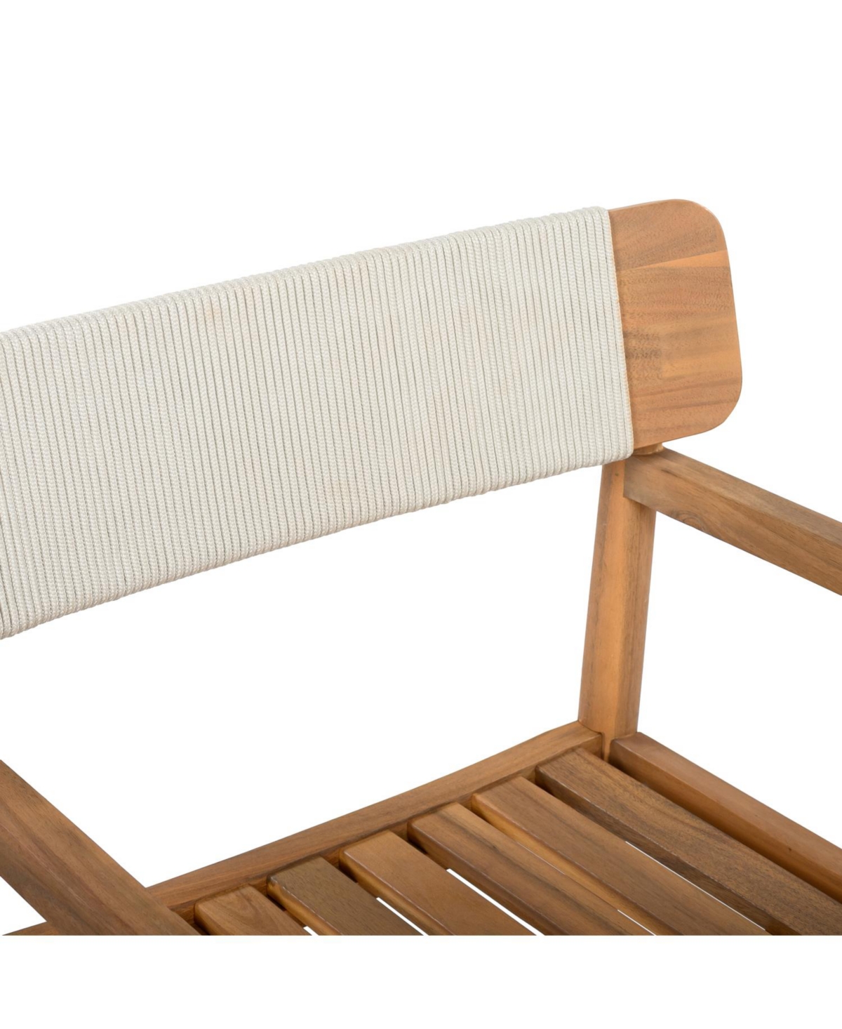 Streamdale Furniture Acacia Wood Outdoor Armchair - Weather-Resistant & Stylish Set of 2