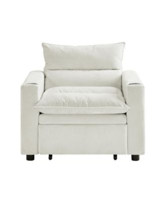 Convertible Sofa Chair Bed - Beige
