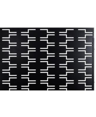 Metal Privacy Screen 76"x48" - Indoor/Outdoor Decorative Panel