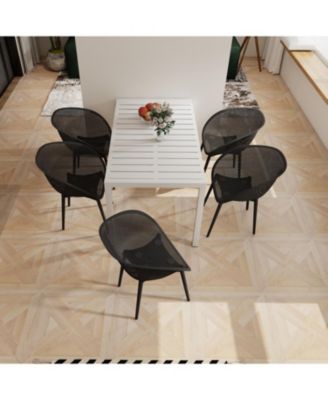 Streamdale Modern Lounge Chairs - Indoor/Outdoor, Warm Grey (2-Pack)