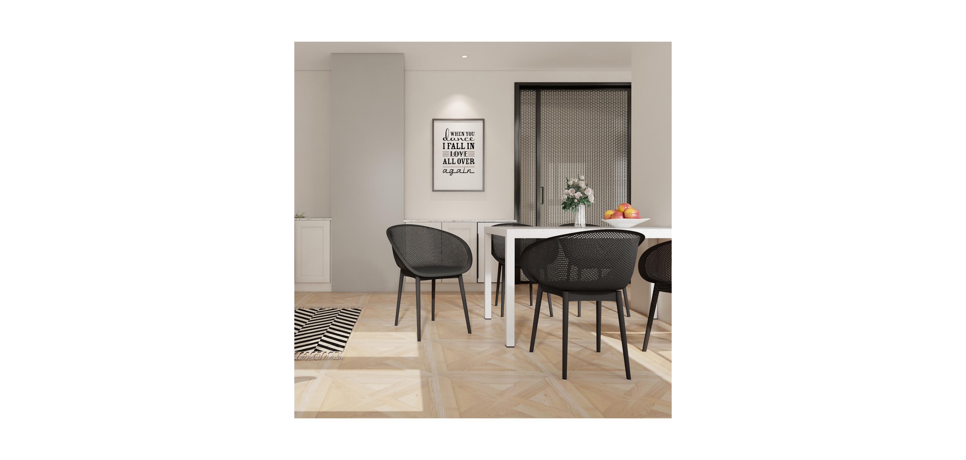 Streamdale Modern Lounge Chairs - Indoor/Outdoor, Warm Grey (2-Pack)