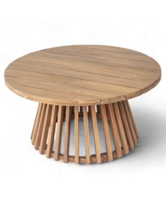 Acacia Wood Patio Coffee Table