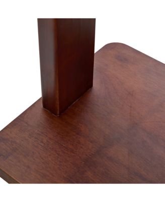 Golden Steel & Walnut Coat Rack - Double Layer, Cabinet, 68.9"
