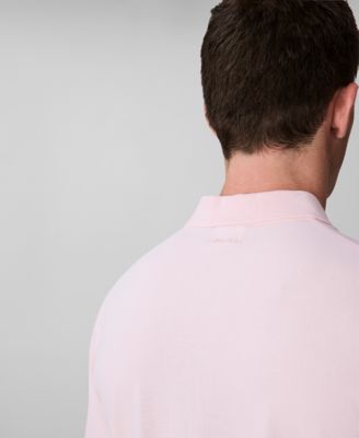 Men’s Short Sleeve Stretch Jacquard Polo Shirt