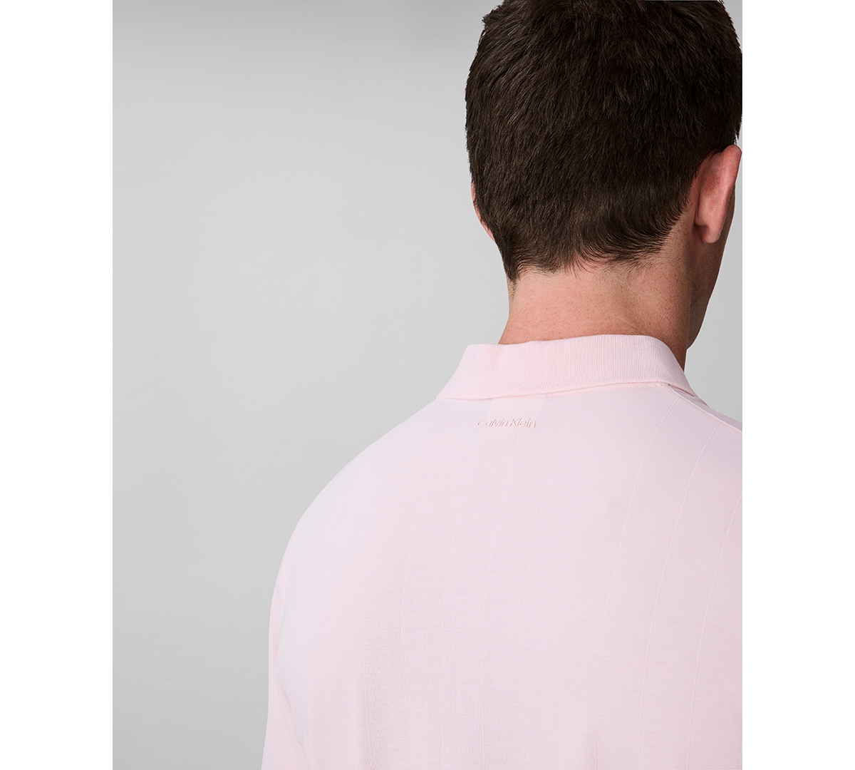 Calvin Klein Men's Short Sleeve Polo Shirt In Neutral