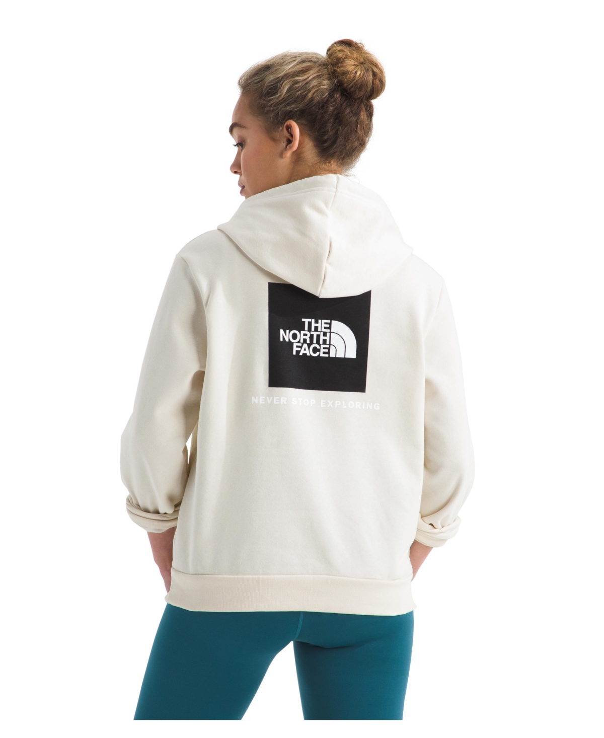 The North Face Women's Evolution Box Nse Hoodie In White