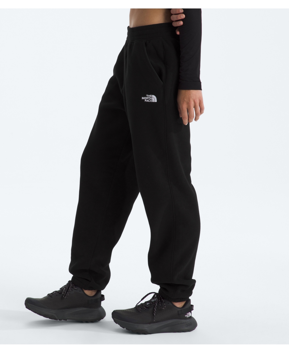 The North Face Evolution Fleece Sweatpants In Black In Black