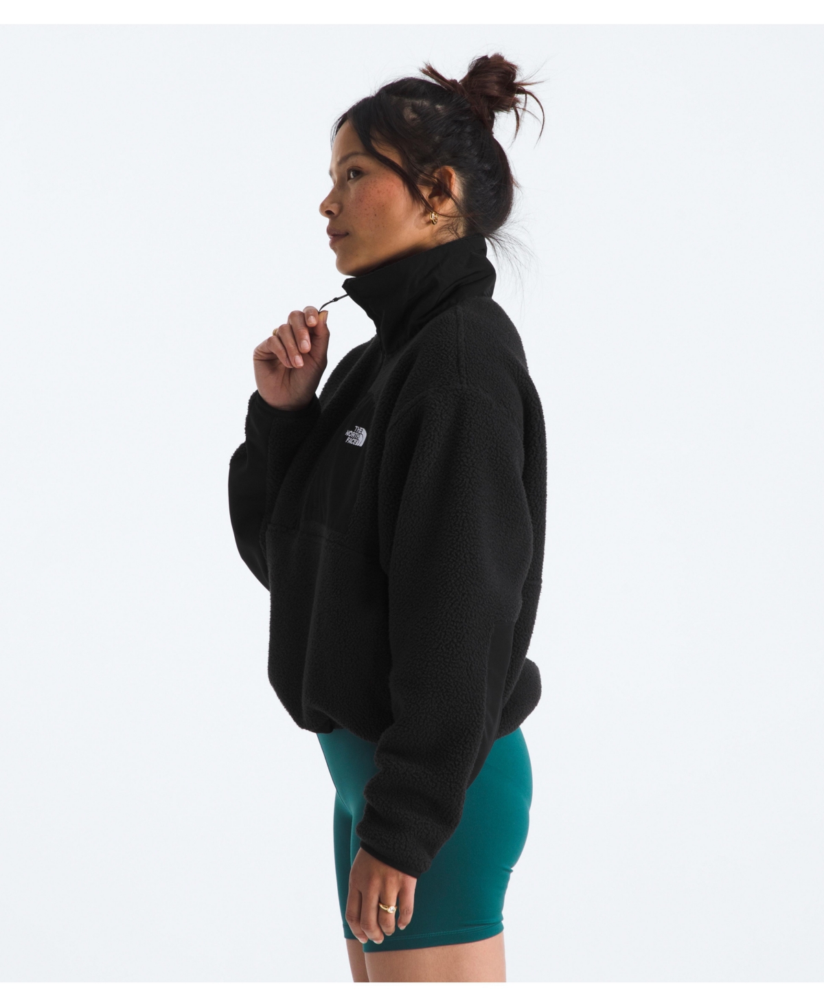 The North Face Women's Yumiori Off-peak Half-zip Jacket In Black
