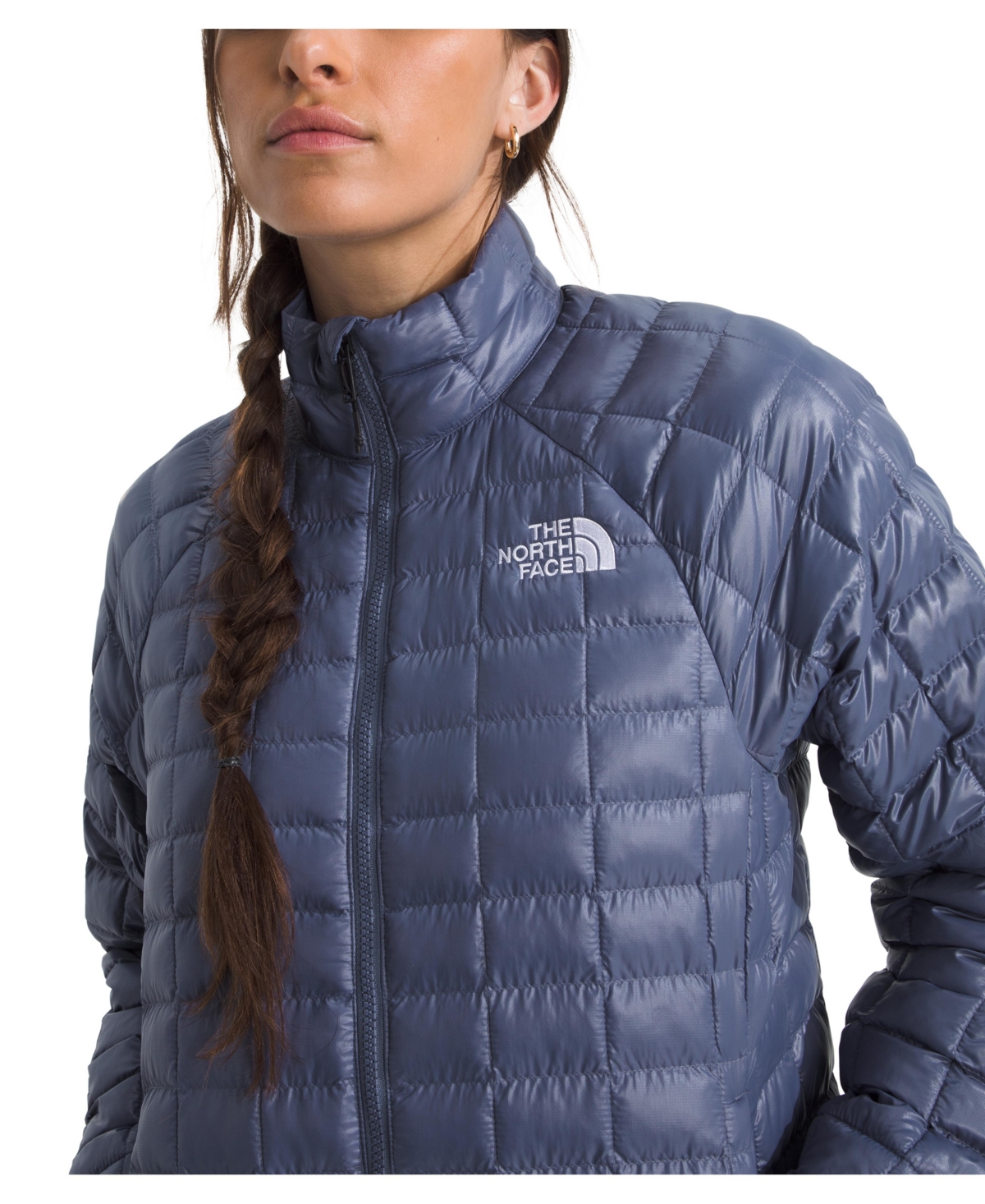 The North Face Women's Thermoball Zip-front Jacket In Blue