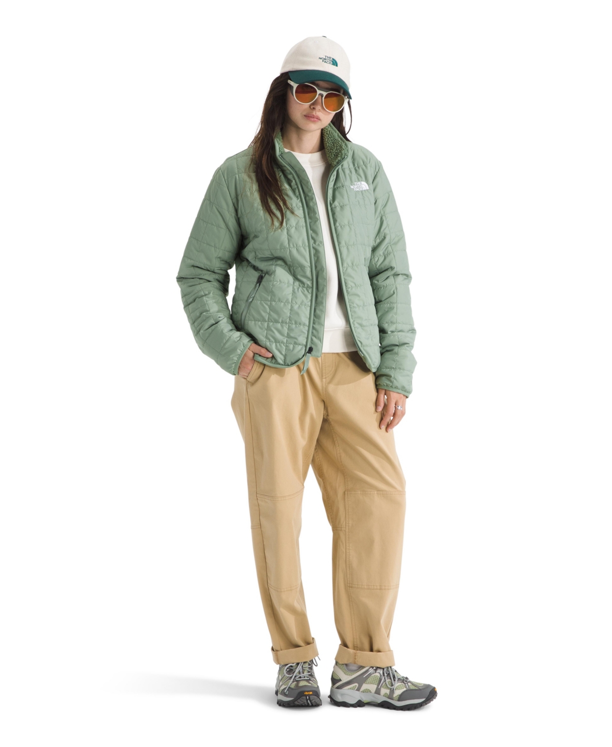 The North Face Junction Water Repellent Insulated Jacket In Green