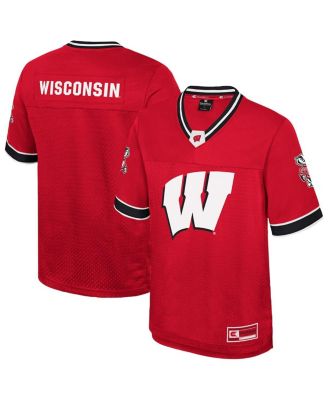 Colosseum - Men's Red Wisconsin Badgers Nothing But The Hits Football Jersey
