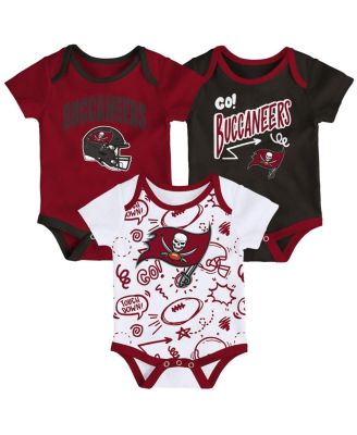 Outerstuff - Infant 3-Piece Tampa Bay Buccaneers All Day Play Bodysuit Set